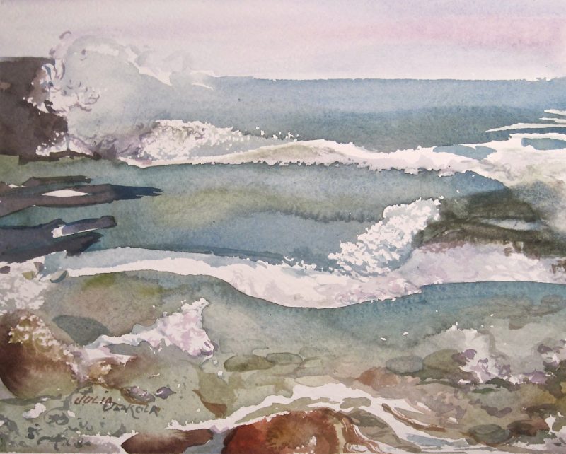 Waves at Sugar Loaf Cove by Julia Jaakola